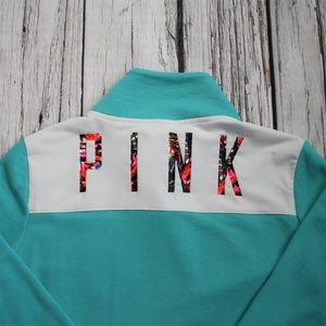 VICTORIA'S SECRET PINK SWEATSHIRT Small TROPICAL